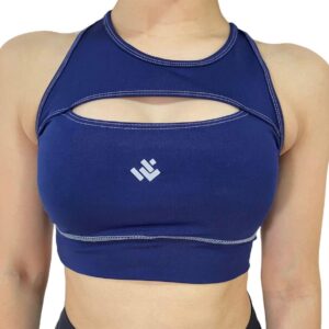 Top abierto Marino (Lycra)