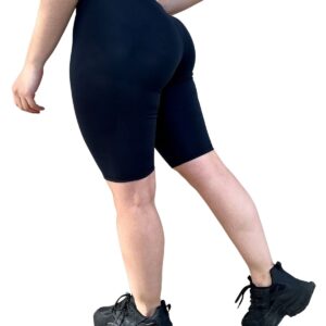 Biker liso negro (Lycra)