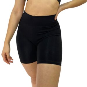 Short negro liso (Lycra Premium Doble Spam)