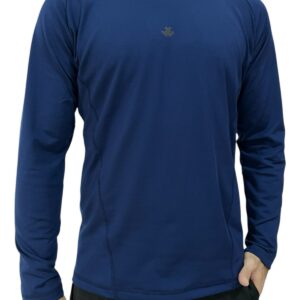 Camiseta unisex térmica azul marino (Lycra Premium)