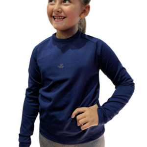 Camiseta térmica de niño azul marino (Lycra Premium)