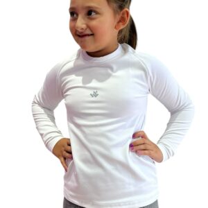 Camiseta térmica de niño blanca (Lycra Premium)