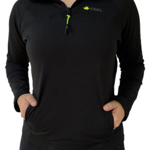 Buzo térmico negro con detalle amarillo (Lycra Premium)