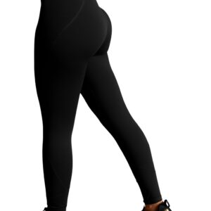 Calza negra bordado curve (Lycra)