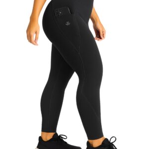 Chupín negro bordado c/bolsillo (Lycra Premium)