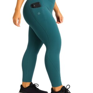 Chupín verd. petróleo bordado c/bolsillo (Lycra Premium)