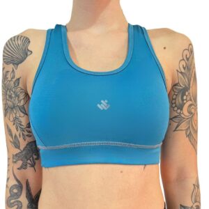Top turquesa (Lycra Premium con costura)