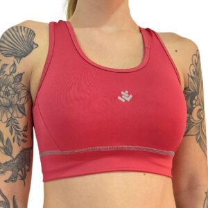 Top coral (Lycra Premium con costura)