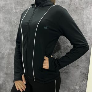 Campera térmica de dama con envivado (Lycra térmica premium)
